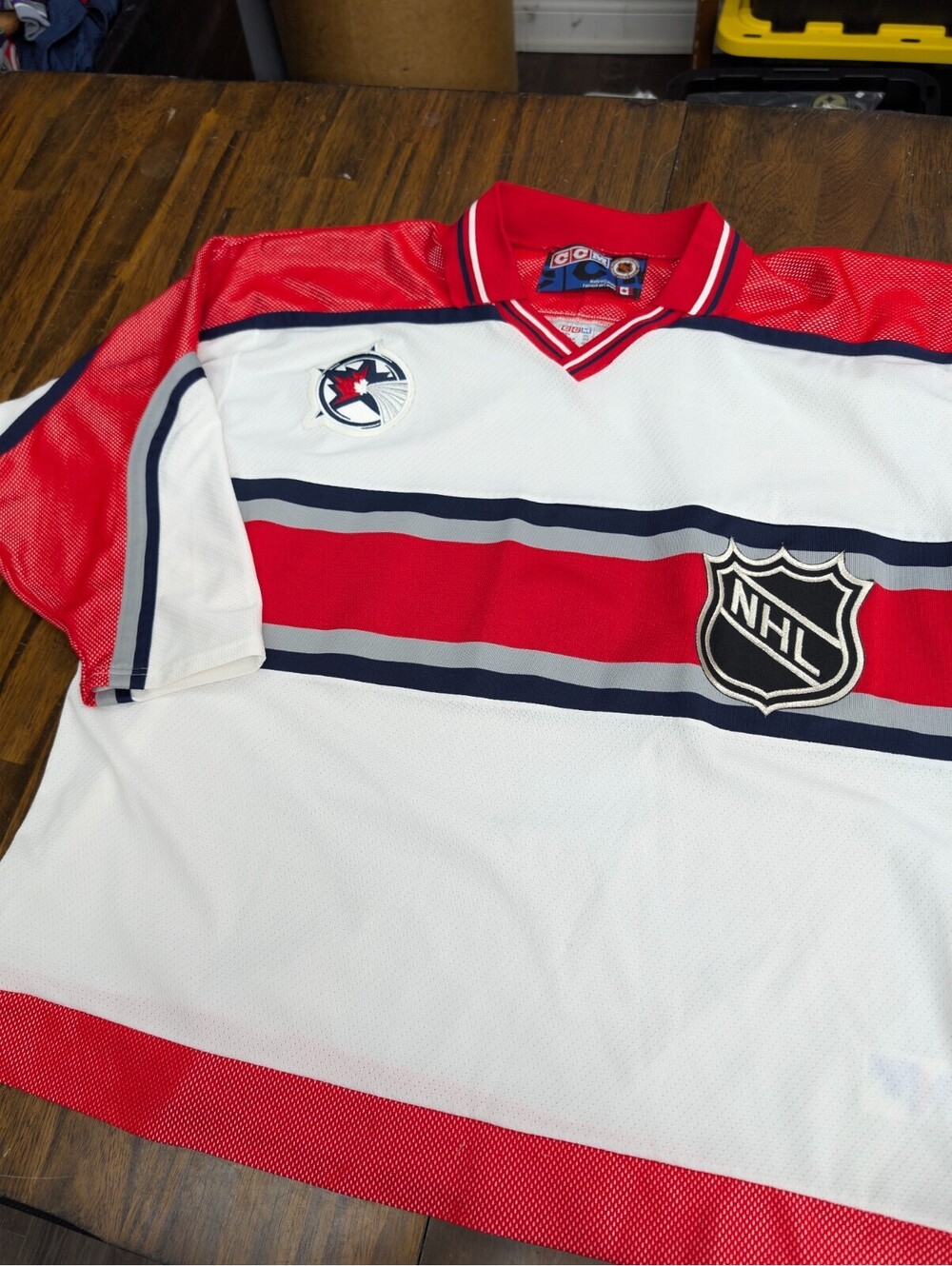 Vintage NHL All Star Game Air Knit Hockey Jersey World 2Xl